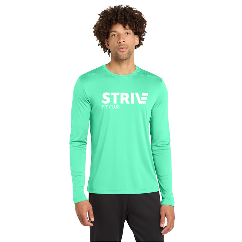 Strive - ST420LS Sport Tek UV Long Sleeve Tee - Unisex - Full Front Imprint or Left Chest Imprint - Multiple Colors